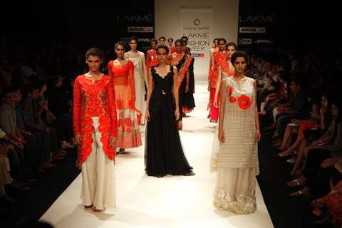 Krishna Mehta Show at Lakme Fashion Week Summer / Resort 2012