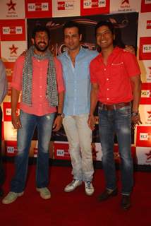 Rohit Roy and Shaan at Big Star Entertainment Awards press meet. .