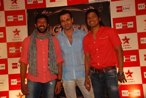 Rohit Roy and Shaan at Big Star Entertainment Awards press meet. .