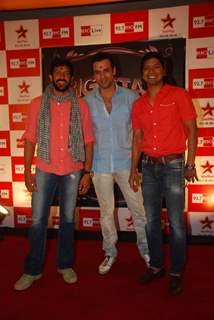 Rohit Roy and Shaan at Big Star Entertainment Awards press meet. .