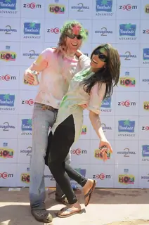 Celebs at Zoom Holi bash. .