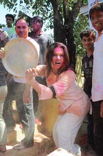 Celebs at Zoom Holi bash. .