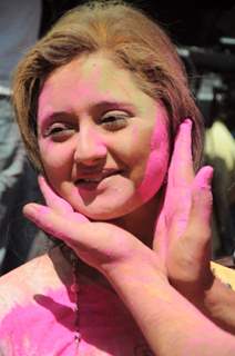 Celebs at Zoom Holi bash. .