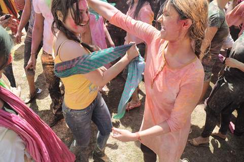 Celebs at Zoom Holi bash. .