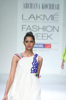 Archana Kochhar fashion show at LFW Summer/Resort 2012 at Hotel Grand Hyatt in Kalina, Mumbai