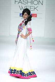 Archana Kochhar fashion show at LFW Summer/Resort 2012 at Hotel Grand Hyatt in Kalina, Mumbai