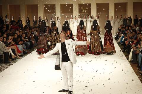 Designer Rohit Bal fashion show at Grand Finale of LFW Summer / Resort 2012 at Hotel Grand Hyatt in Kalina, Mumbai