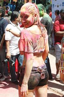 Celebs at Zoom Holi bash