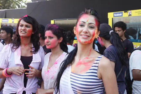 Celebs at Zoom Holi bash