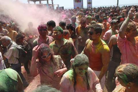 Celebs at Zoom Holi bash