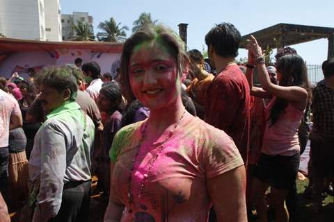 Rashmi Desai Sandhu at Zoom Holi bash