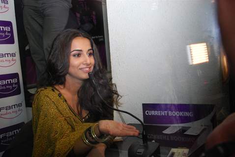 Promotion of movie Kahaani at Fame Cinemas, Mumbai