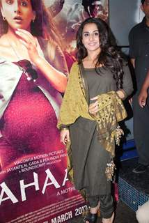 Promotion of movie Kahaani at Fame Cinemas, Mumbai