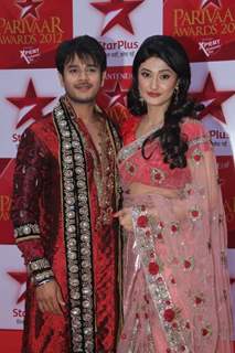 Jay Soni and Ragini Khanna at STAR Parivaar Awards Red Carpet