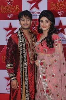 Jay Soni and Ragini Khanna at STAR Parivaar Awards Red Carpet