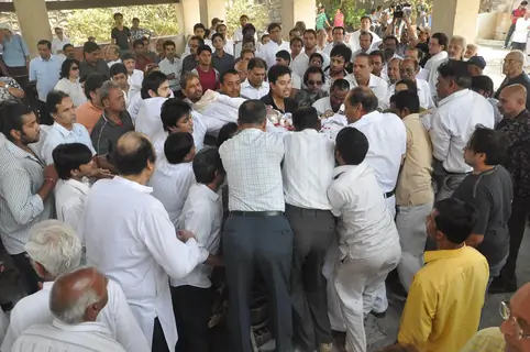 Joy Mukherjee funeral. .