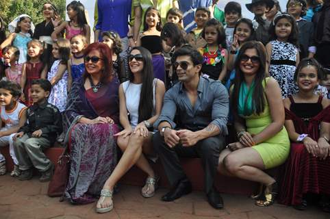 Karan Singh Grover, Deepshika Nagpal and Tara Sharma along with kids