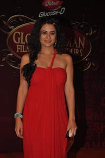 Mona Wasu at Global Indian Film & TV Honours Awards 2012