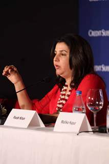 Farah Khan at Barnard College event at Trident. .