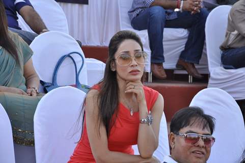 Neha Dhupia and Sofia Hayat at the 3rd Asia Cup Polo Match between India vs England in Mumbai