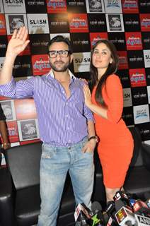 Saif and Kareena promote 'Agent Vinod' at Reliance Digital Store Phoenix Marketcity Mall, Kurla in Mumbai