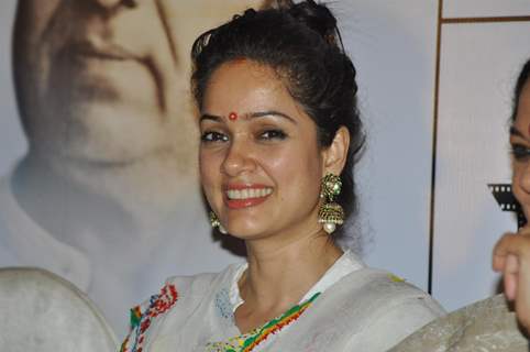 Jaaved Jaaferi, Prahlad Kakkar, Vidya Malvade, Baba Azmi & Tanvi Azmi at the launch of 4th Nashik International Film Festival