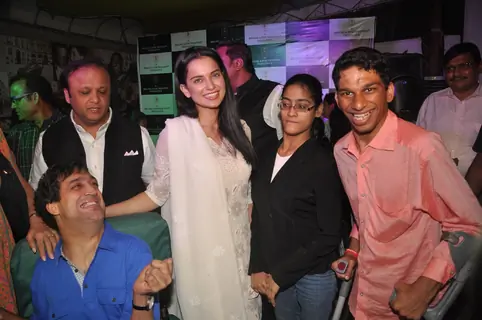 Kangna Ranaut at Asif Bhamla's I love India event in Mumbai. .