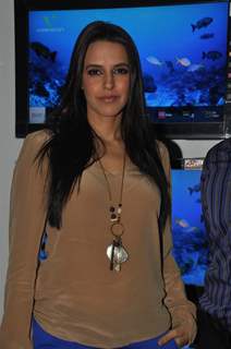 Neha Dhupia Launches Videocon Group's DIGI WORLD show room in Boisar, Thane