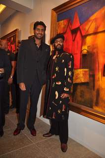 Abhishek Bachchan at Paresh Maity's art event. .