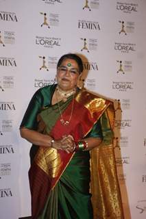 Usha Uthup at Loreal Femina Women Awards 2012