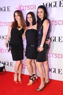 Preity and Sussanne at Diane Von Furstenberg Kitsch Vogue Party