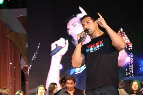 John Abraham at 'Vicky Donor' promotional event