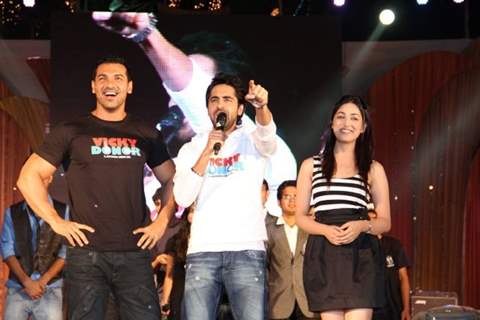 John Abraham at 'Vicky Donor' promotional event