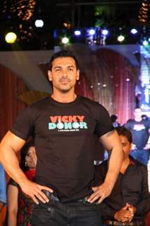 John Abraham at 'Vicky Donor' promotional event