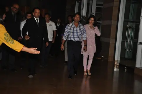 Sachin Tendulkar with wife Anjali at CNN IBN Heroes Awards