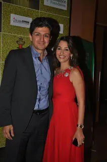 Perizaad Zorabian with husband Boman Irani at CNN IBN Heroes Awards