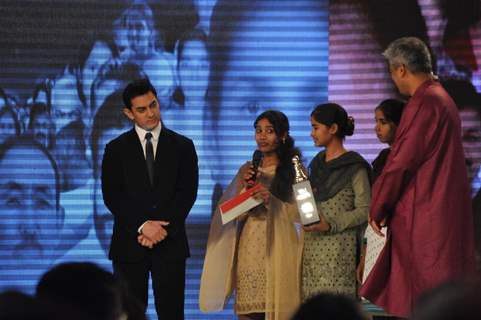 Aamir Khan at CNN IBN Heroes Awards