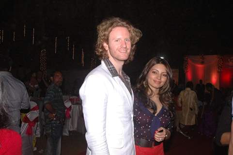 Shama and Alex at Meri Maa celebrated their 100 episode success party at a Suburban Restaurant