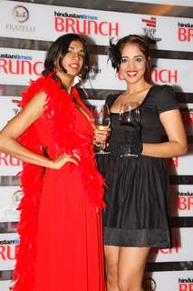 Anushka and Mauli at Hindustan Times Brunch Dialogues event at Hotel Taj Lands End in Mumbai