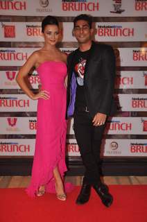 Prateik Babbar and Amy Jackson at Hindustan Times Brunch Dialogues event