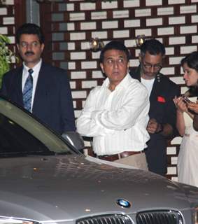 Sunil Gavaskar at Mukesh Ambani's bash for Sachin Tendulkar