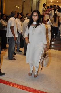 Poonam Dhillon at chautha of Mona Kapoor