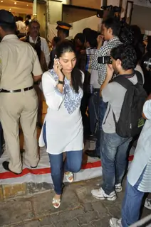 Sophie Choudhary at chautha of Mona Kapoor