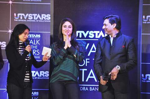 Kareena, Randhir and Madhur unveil UTVSTARS' 'Walk Of The Stars'