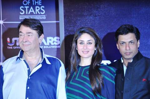 Kareena, Randhir and Madhur unveil UTVSTARS' 'Walk Of The Stars'