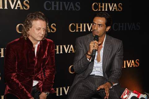 Arjun Rampal & Rohit Bal announce their association with Chivas at Chivas Studio Spotlights at Shiro's