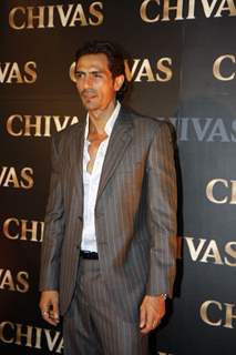 Arjun Rampal at the event to announce the association of Arjun Rampal and Rohit Bal with Chivas