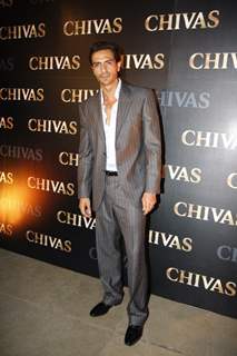 Arjun Rampal at the event to announce the association of Arjun Rampal and Rohit Bal with Chivas