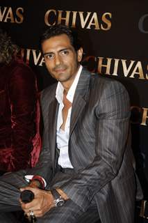 Arjun Rampal at the event to announce the association of Arjun Rampal and Rohit Bal with Chivas