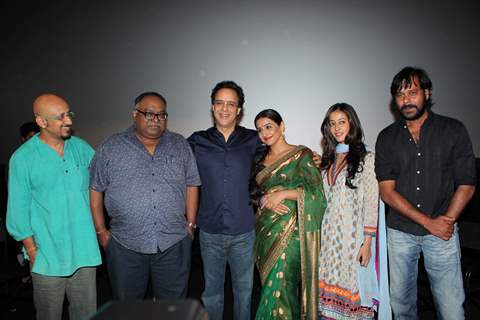 Vidya Balan and Raima Sen at Parineeta screening at PVR. .